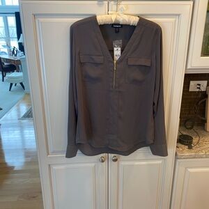 Express Charcoal Blouse